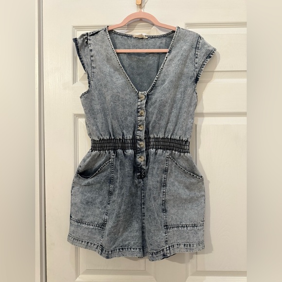 Promesa Pants - Promesa Blue Denim Romper